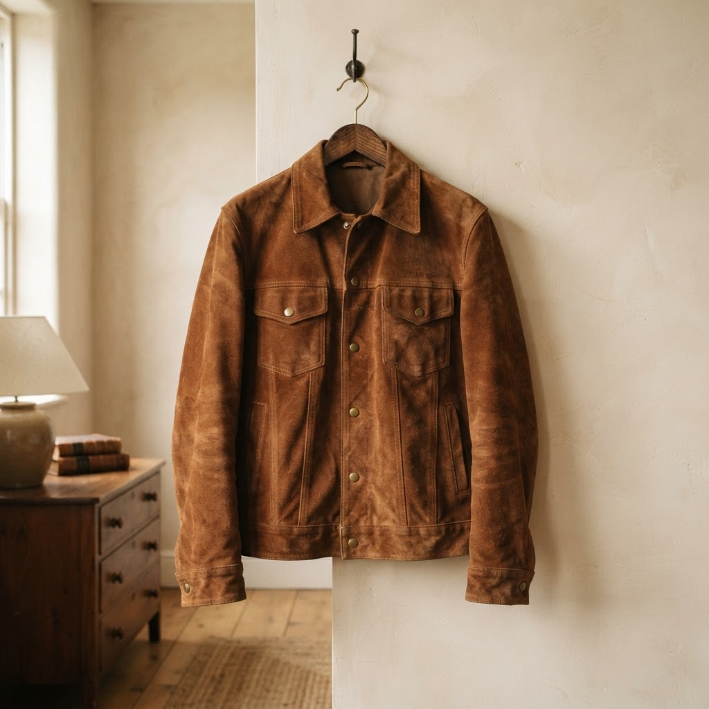 Chaqueta de gamuza